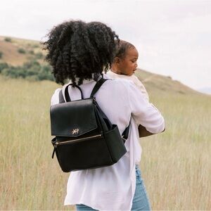 Freshly Picked Black Baby Bag Backpack